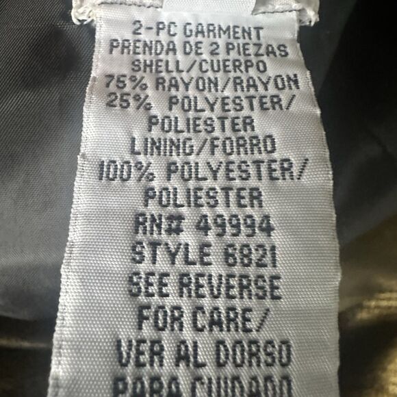 Vintage R&M Richards by Karen Kwong Gold Metallic Maxi Dress Size 12 - Picture 7 of 7